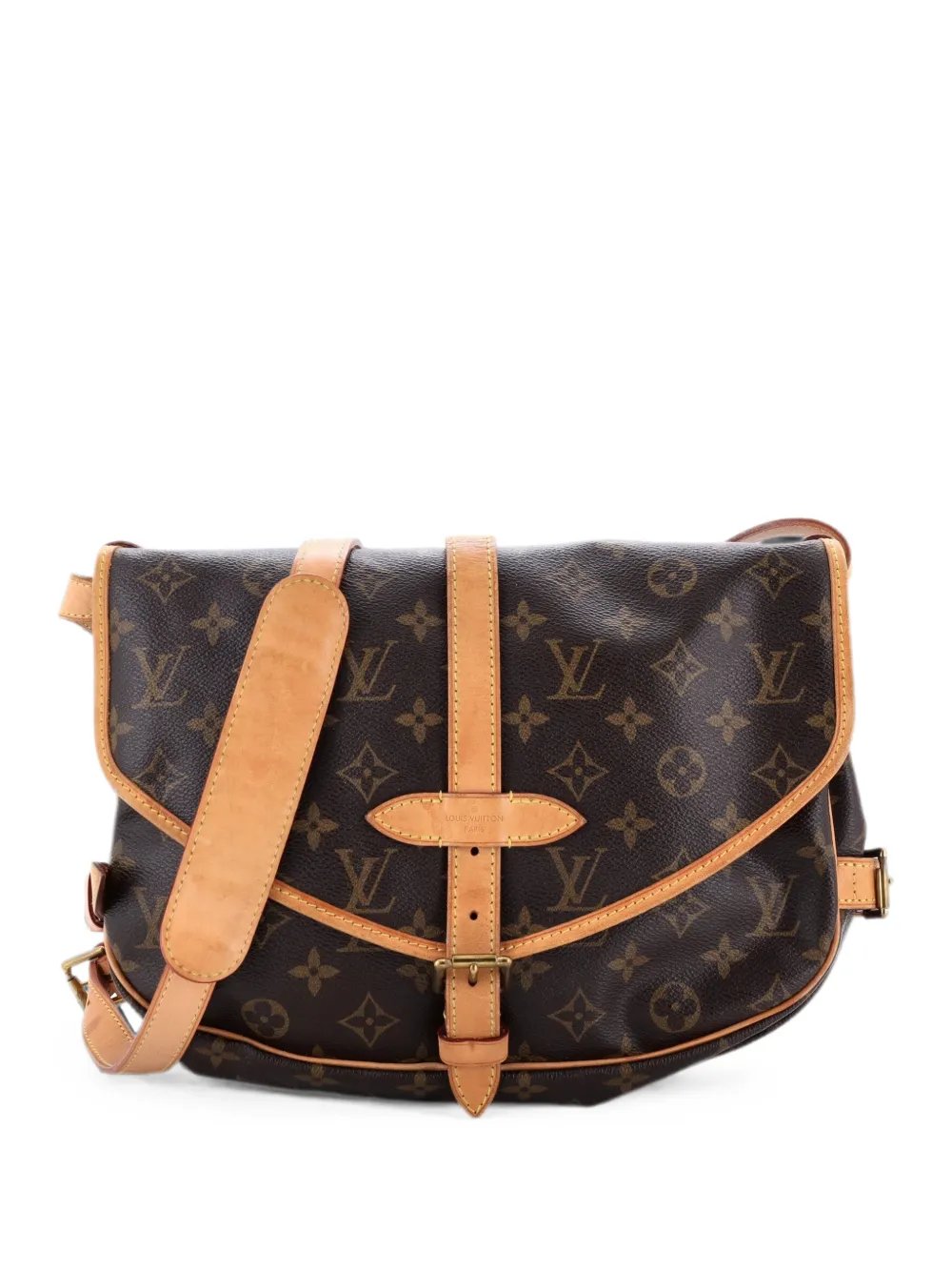 Saumur Handbag Monogram Canvas 30 crossbody bag