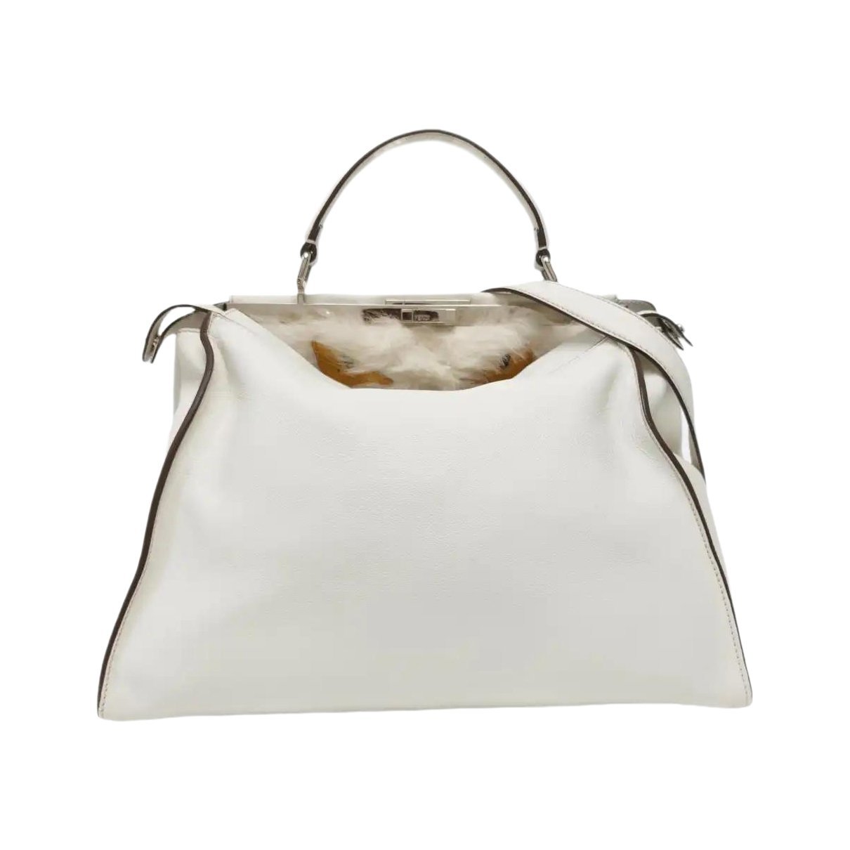 Peekaboo leather handbag