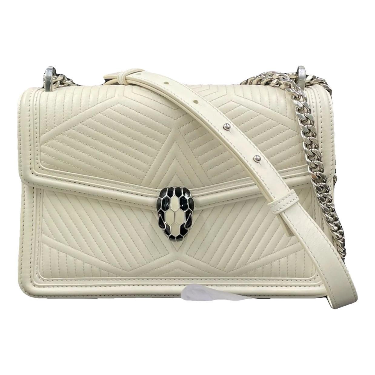 Serpenti leather handbag
