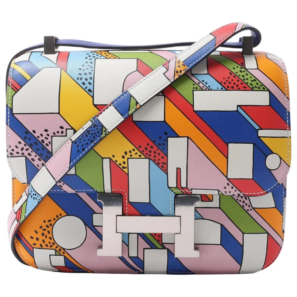Constance leather crossbody bag