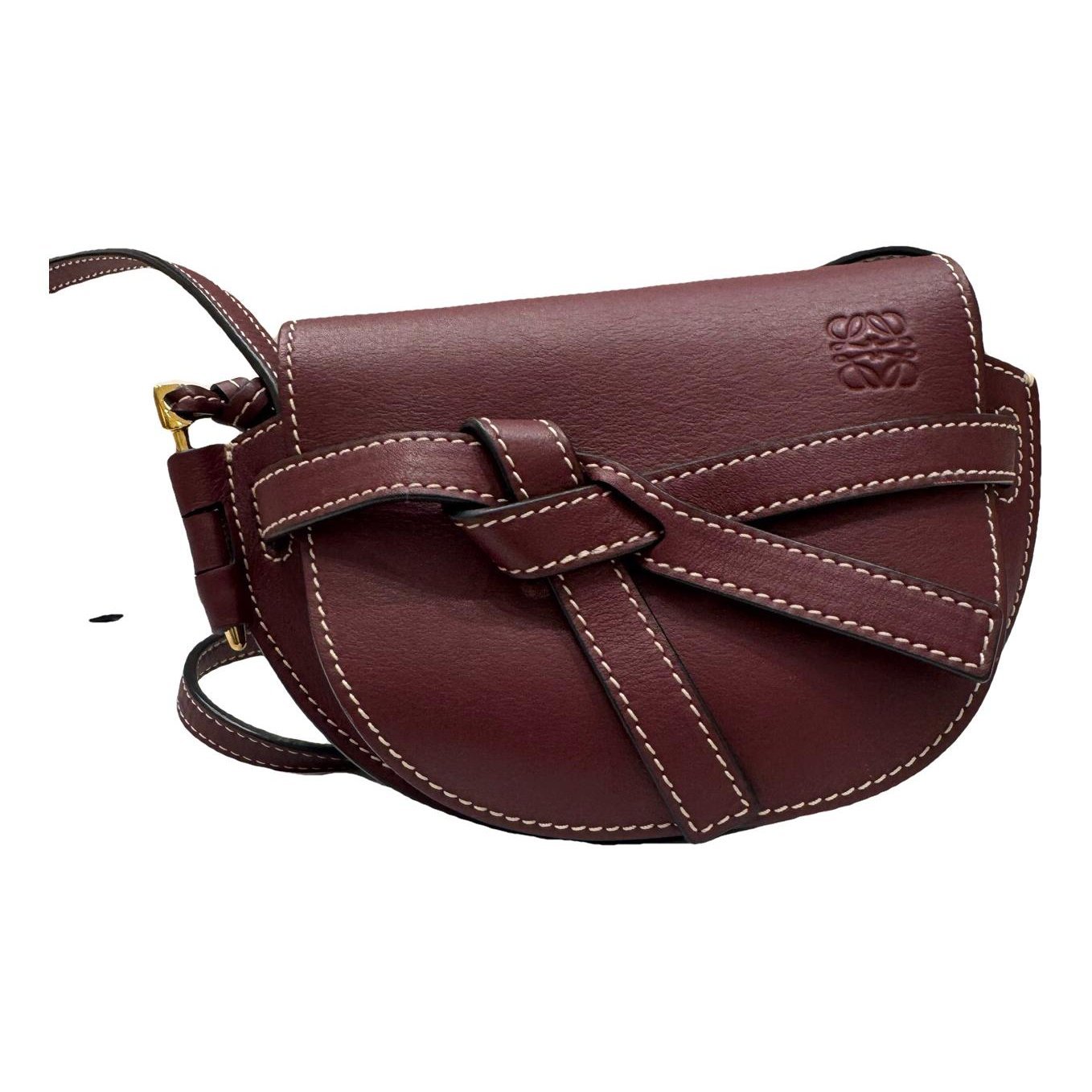 Gate leather crossbody bag
