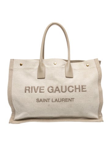Canvas Rive Gauche Tote Bag Large