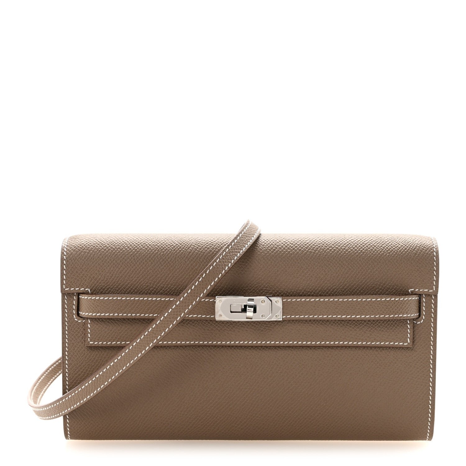 Hermes Epsom Kelly Wallet To Go Etoupe