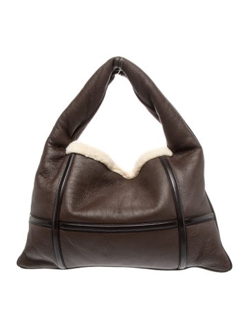 Bottega Veneta Leather Hop Small