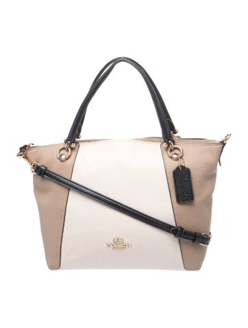 Leather Top Handle Bag