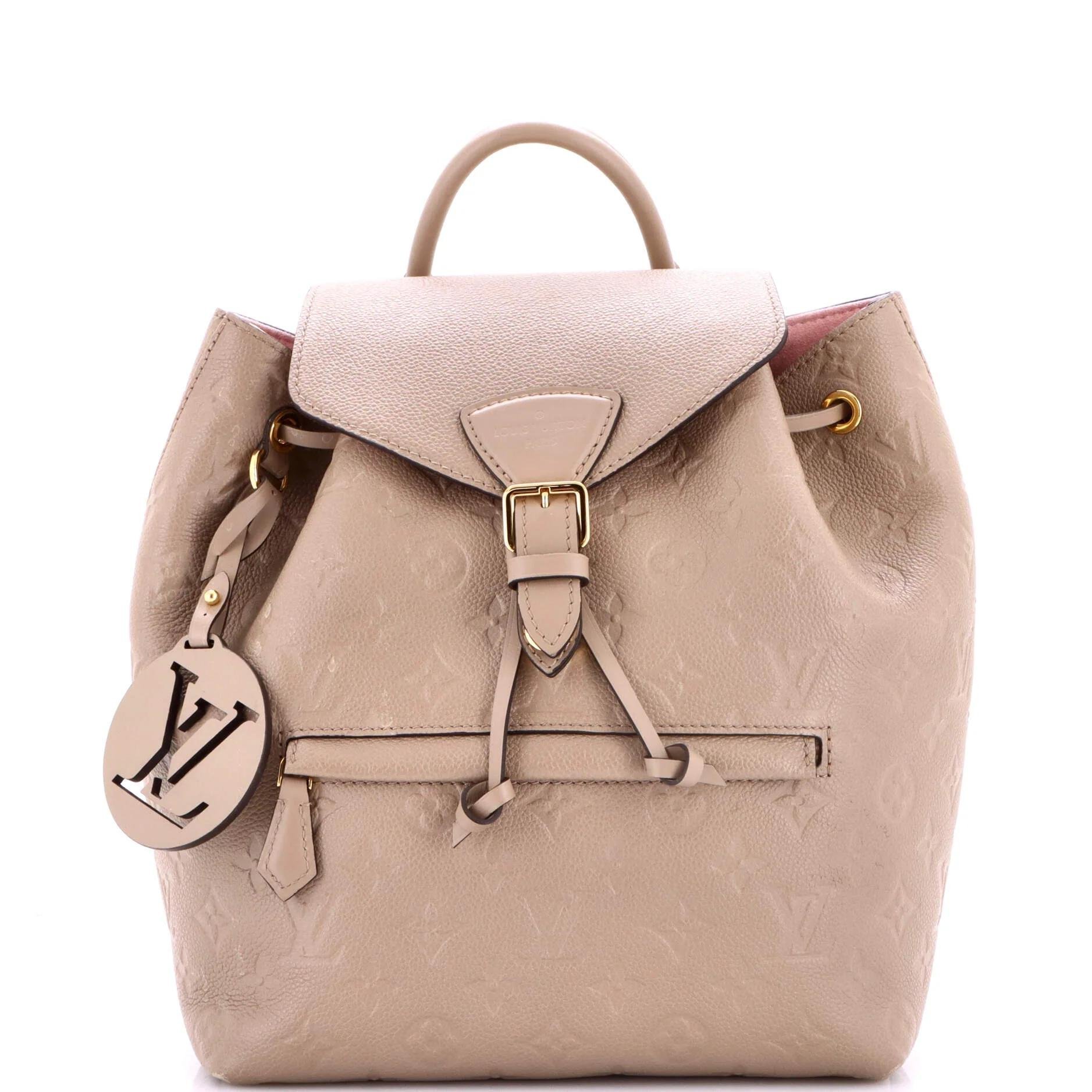 Leather backpack