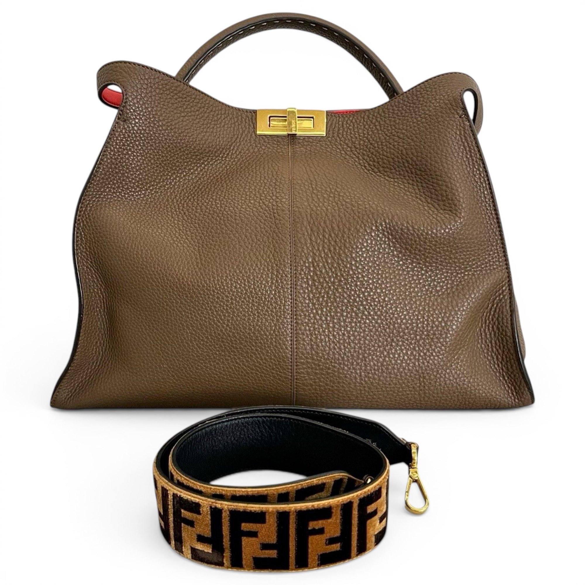 Peekaboo X-Lite leather handbag