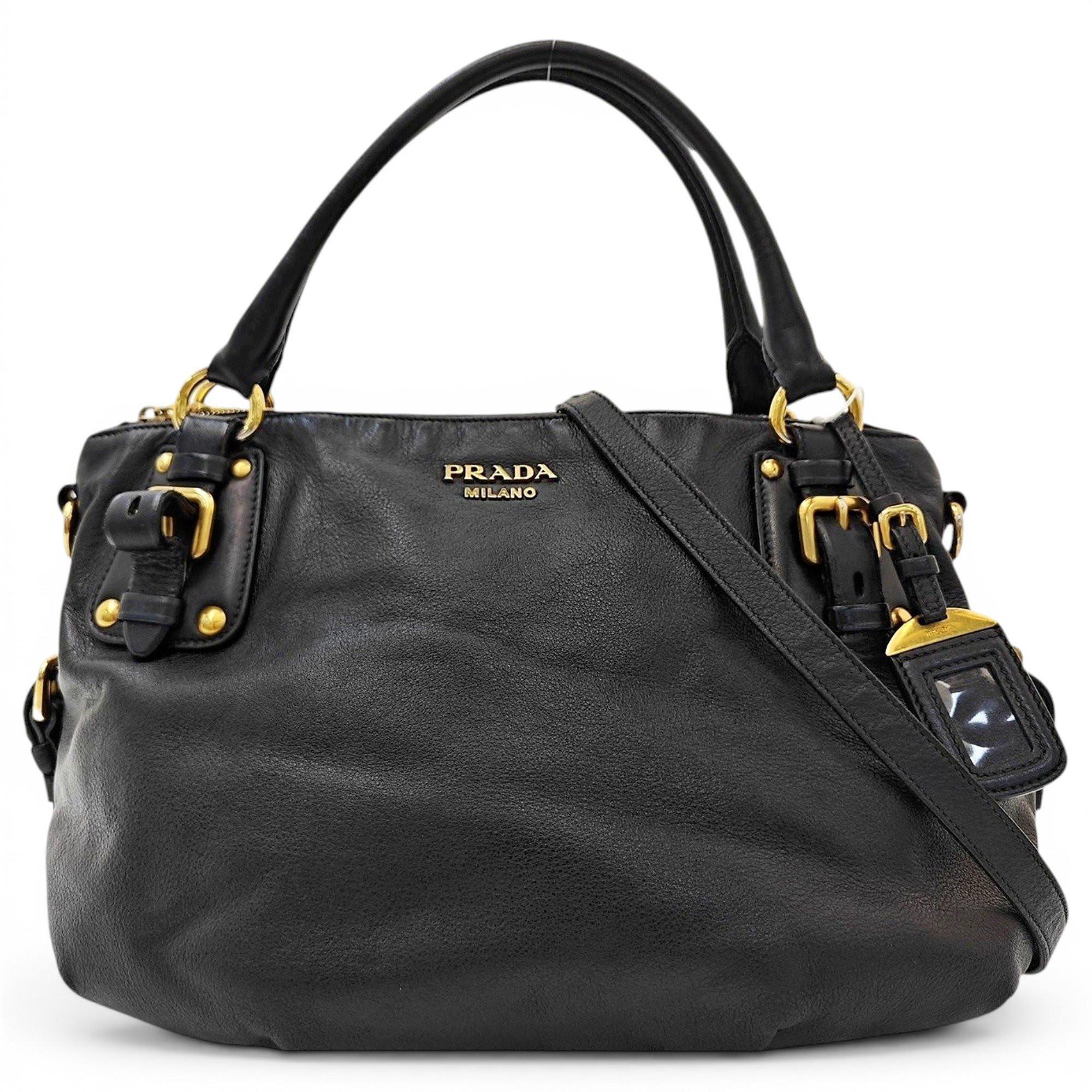 Leather handbag