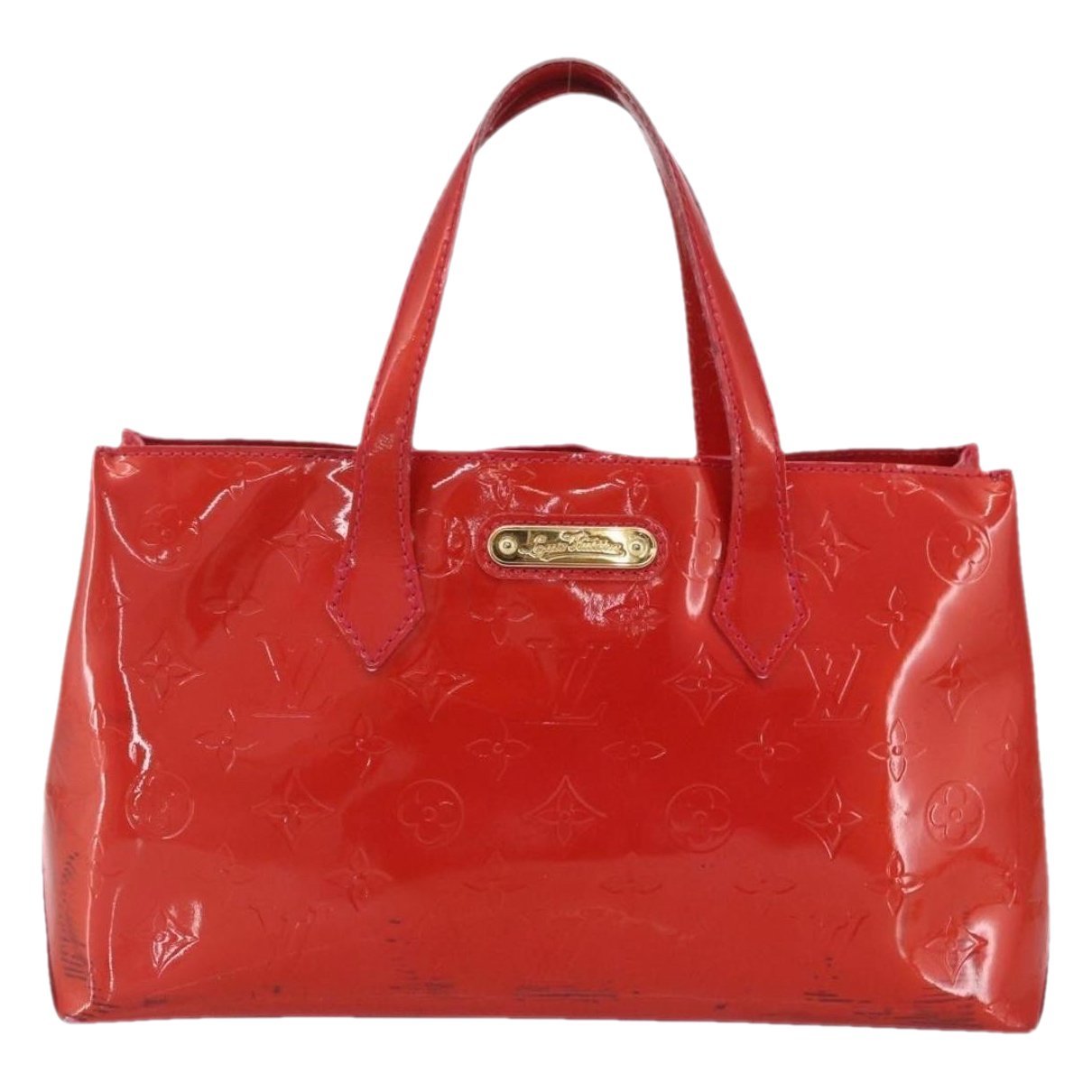 Wilshire patent leather handbag