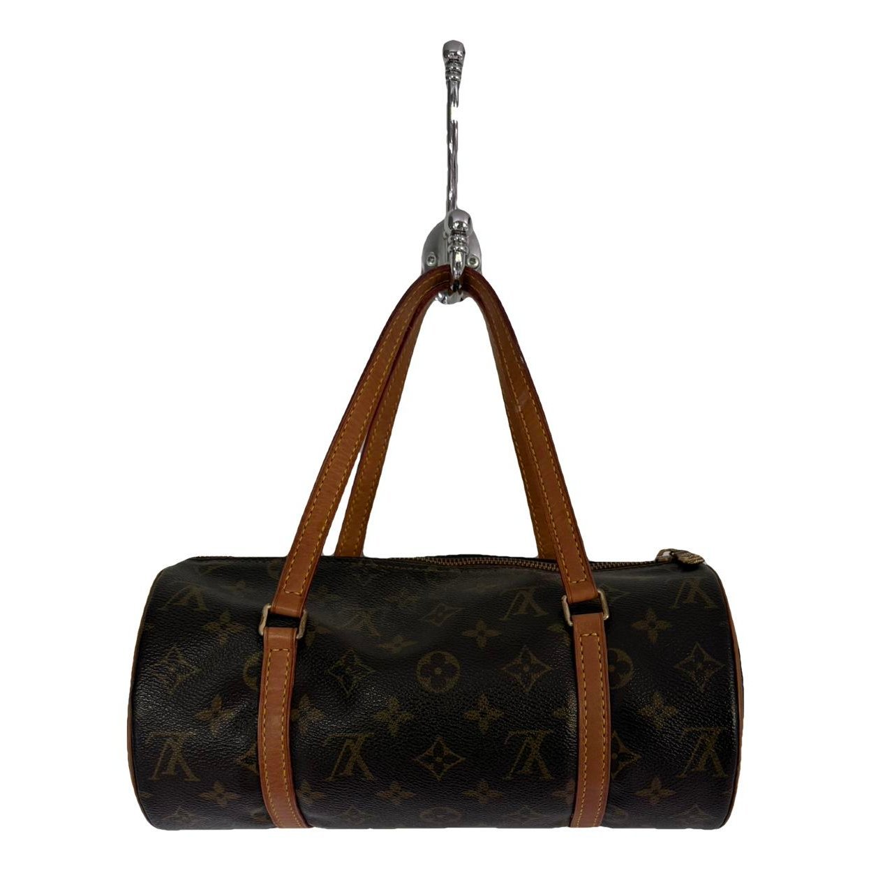 Papillon patent leather handbag