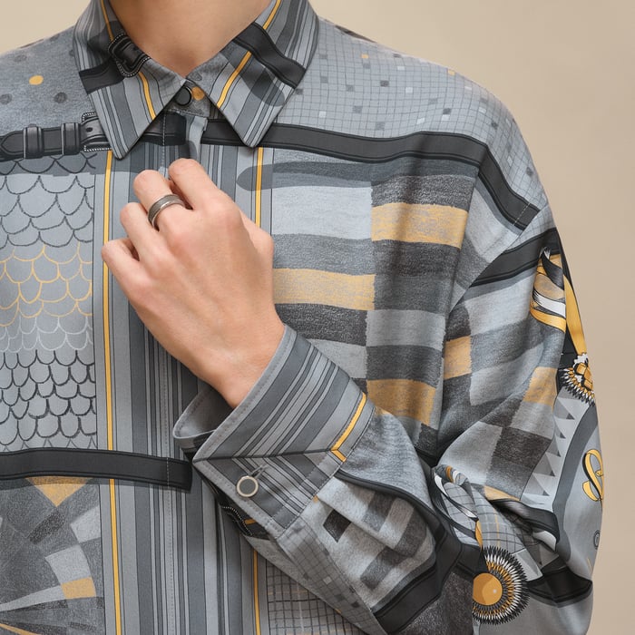 Gris Ténorite "Coloriages De Jour" Shirt