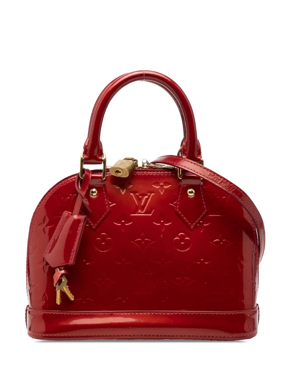 2013 Monogram Vernis Alma BB satchel