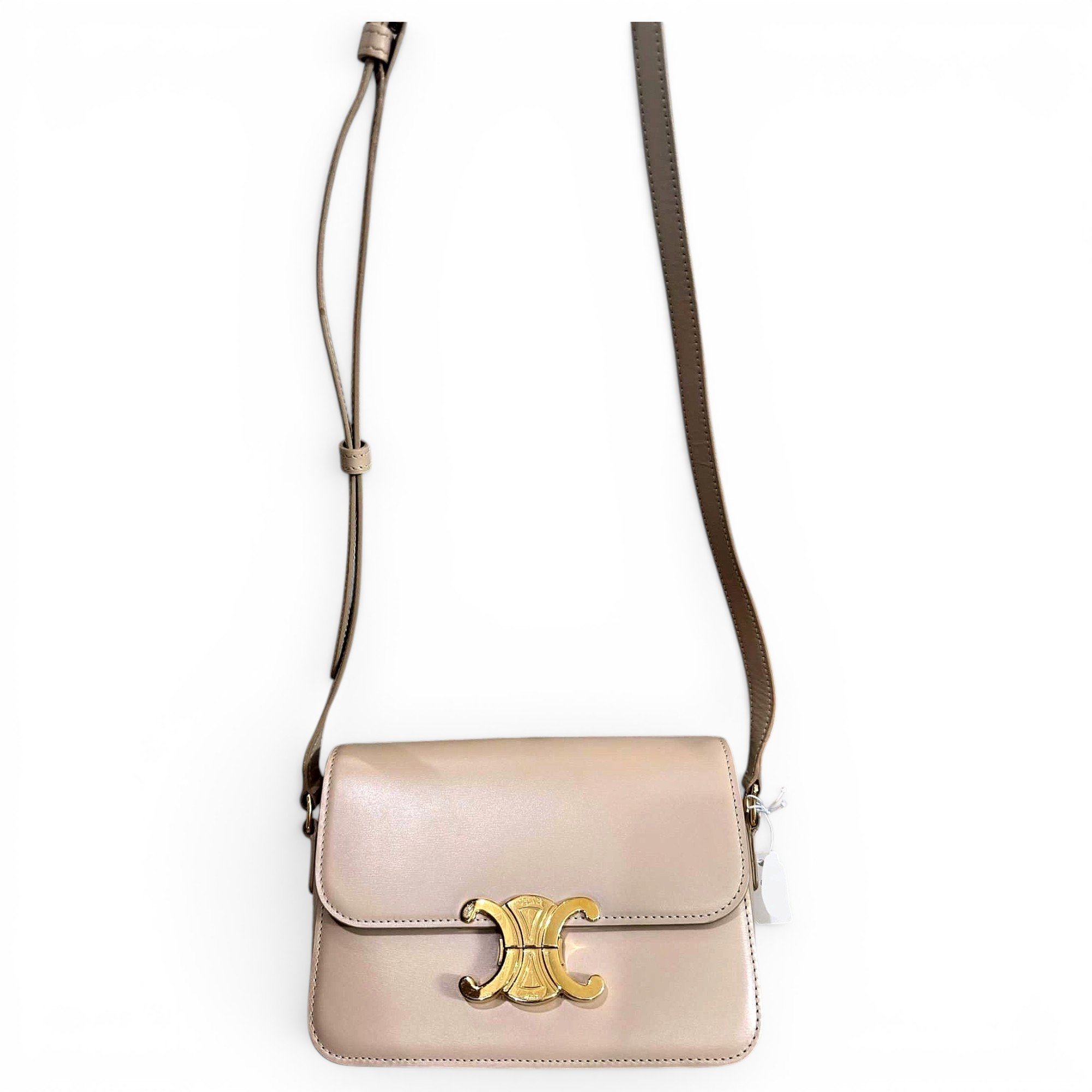 Triomphe leather handbag