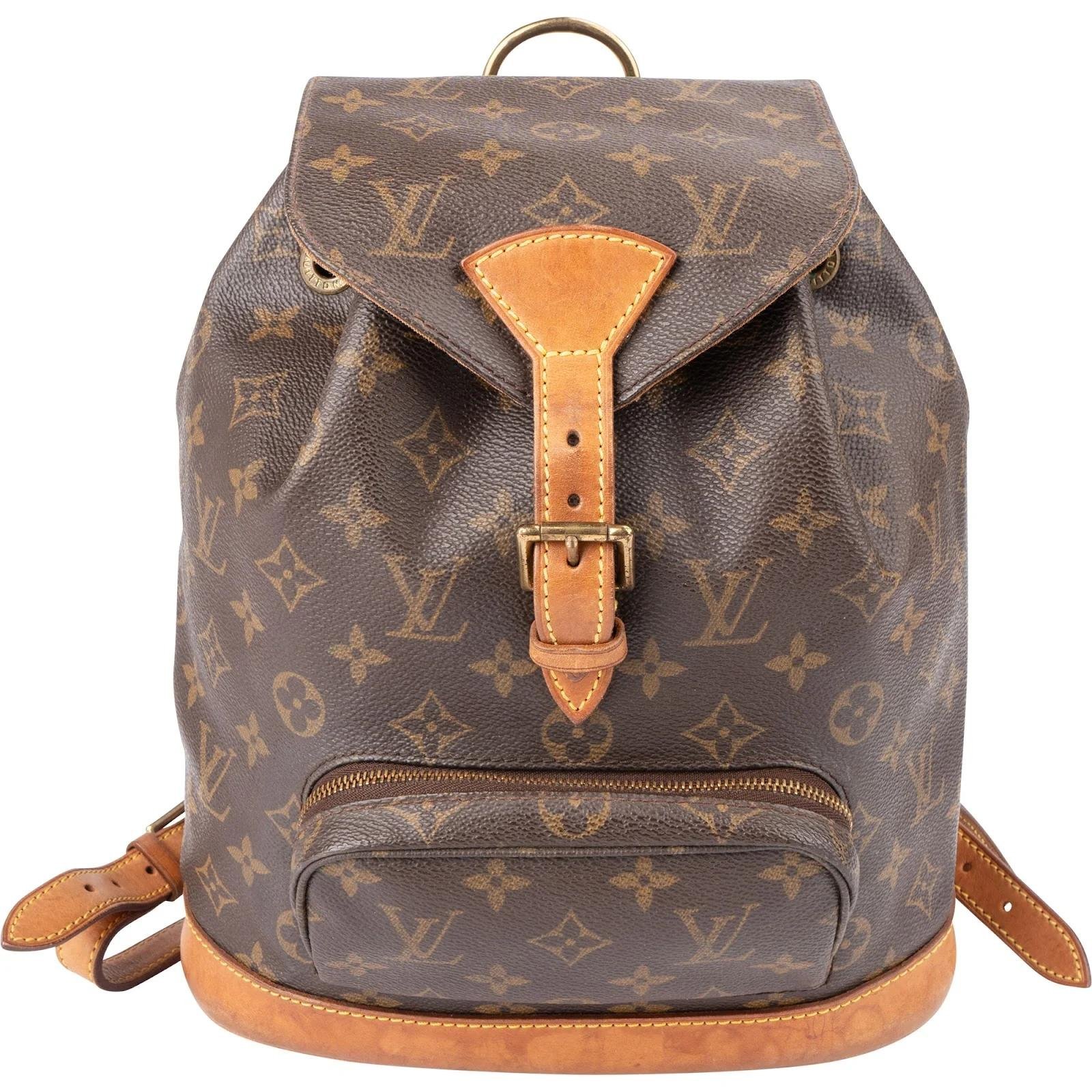 Montsouris leather backpack