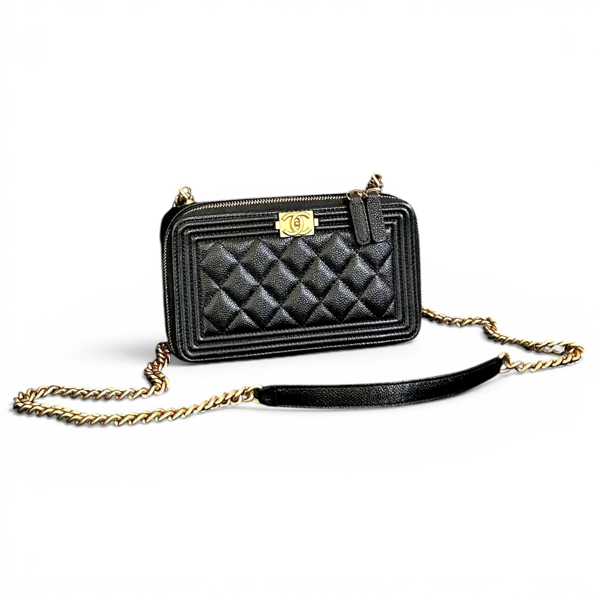 Leather mini bag
