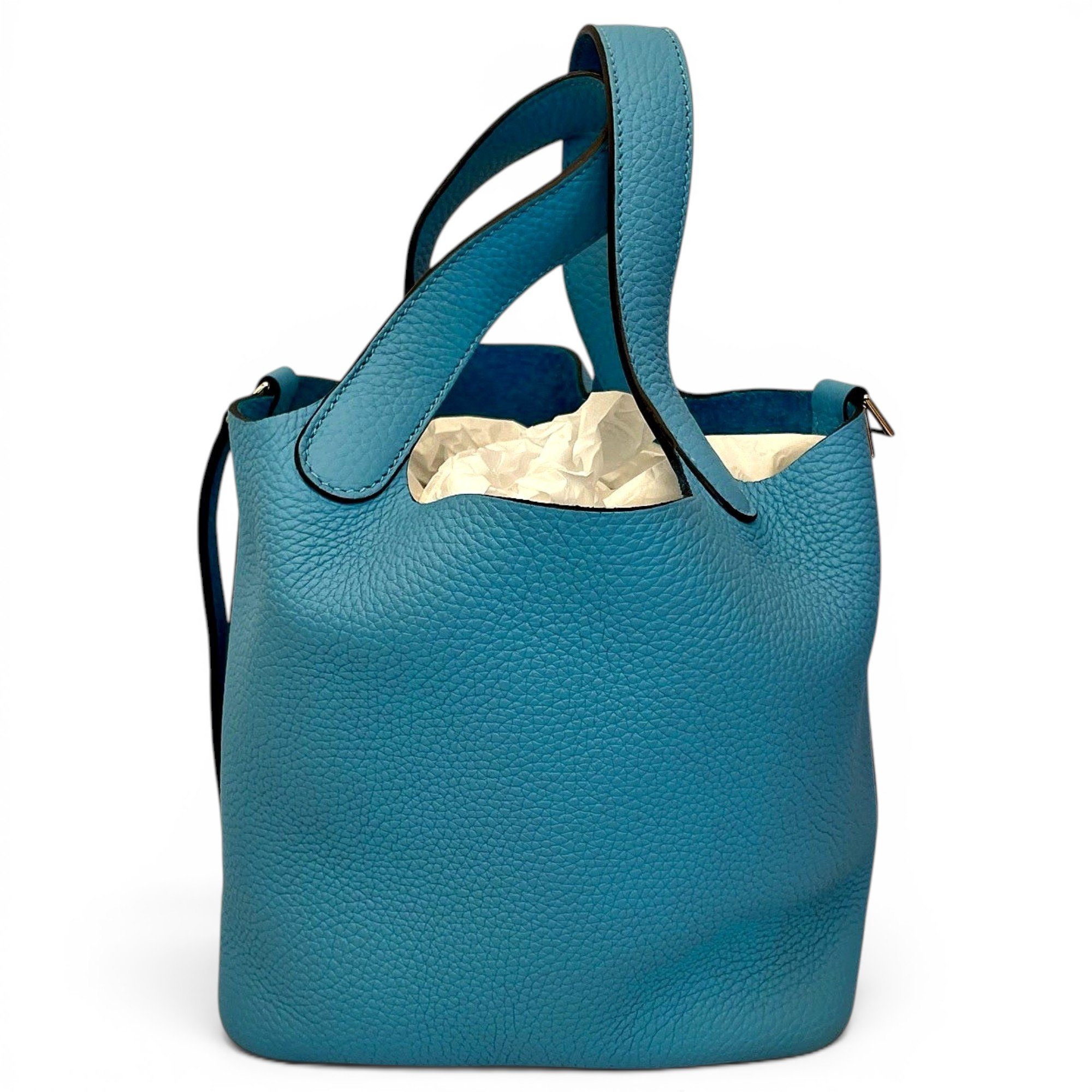 Picotin leather handbag