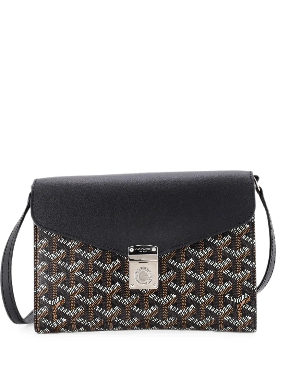 Chypre Wallet on Strap Coated Canvas with Leather crossbody bag