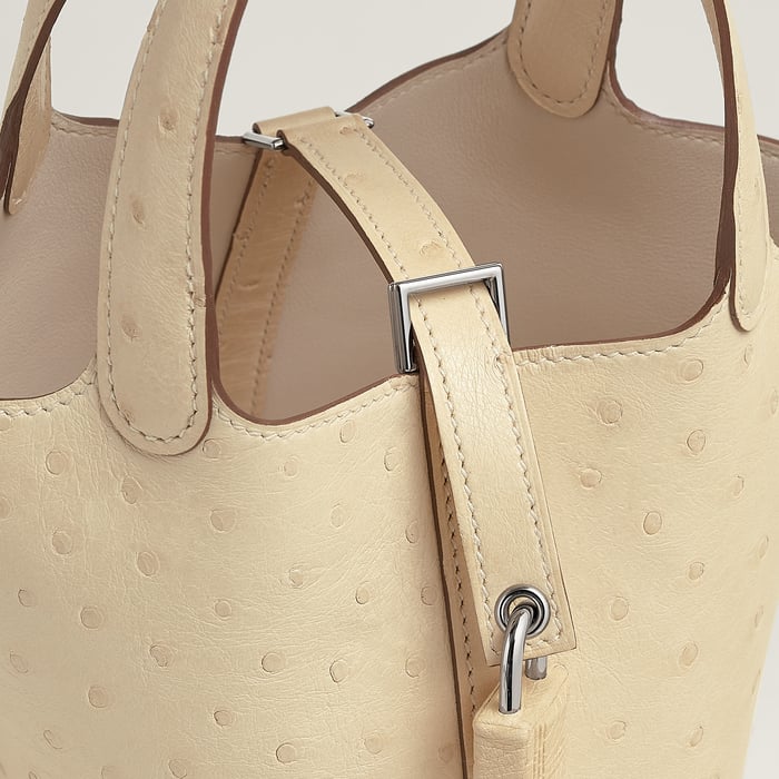 Vanille Picotin Lock Micro Bag