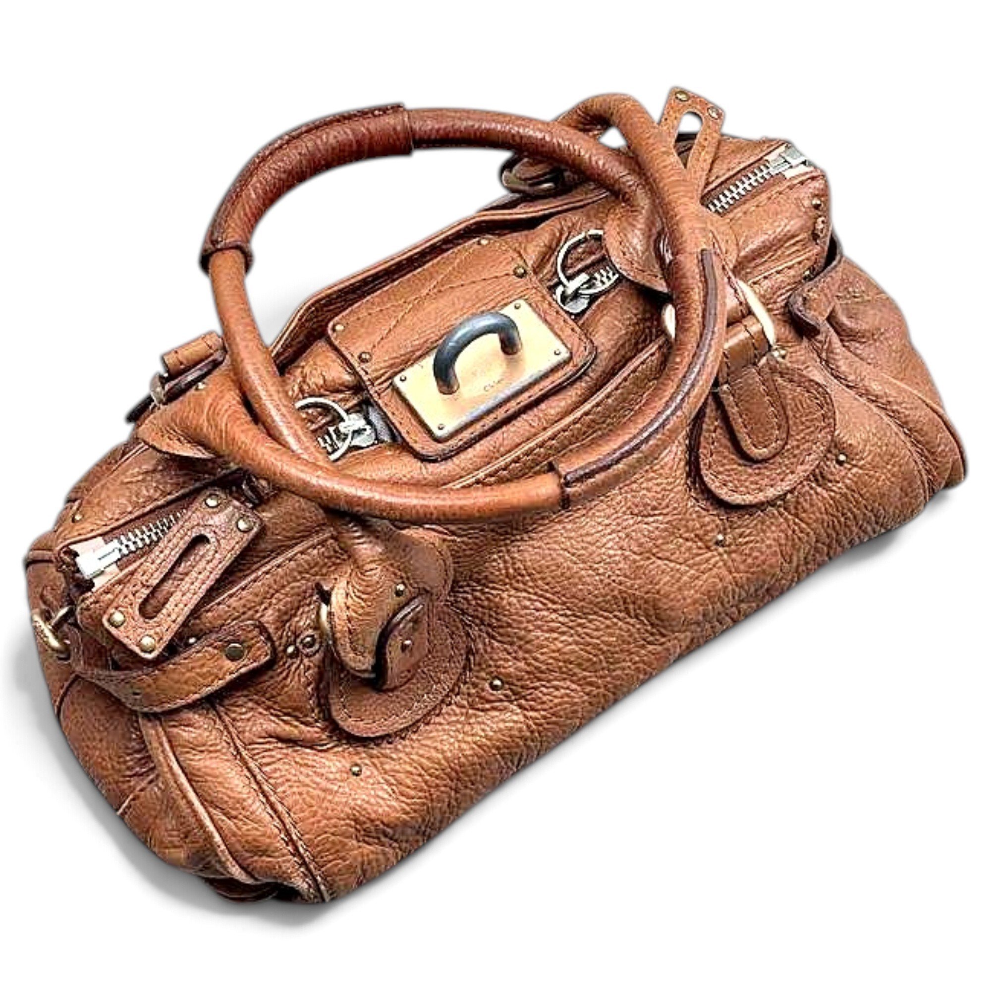 Leather handbag