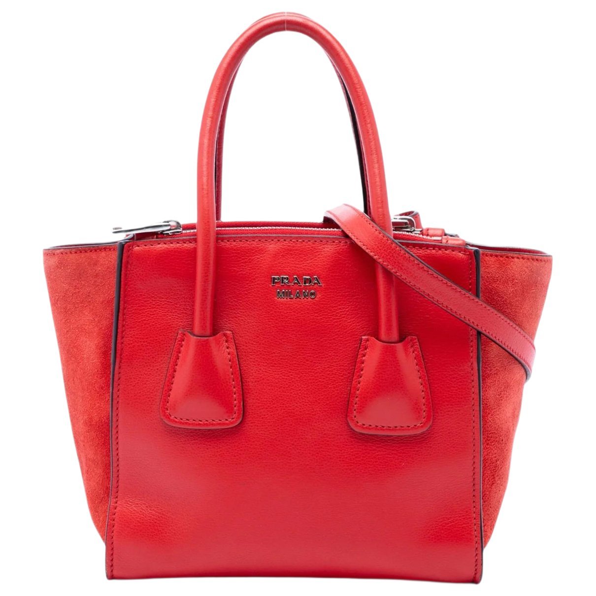 Prada Pocket leather satchel