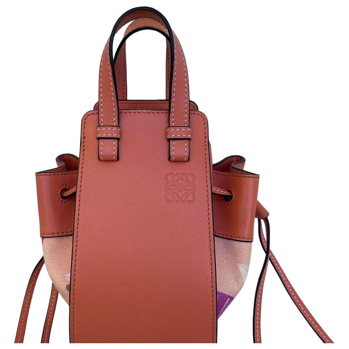 Hammock leather handbag