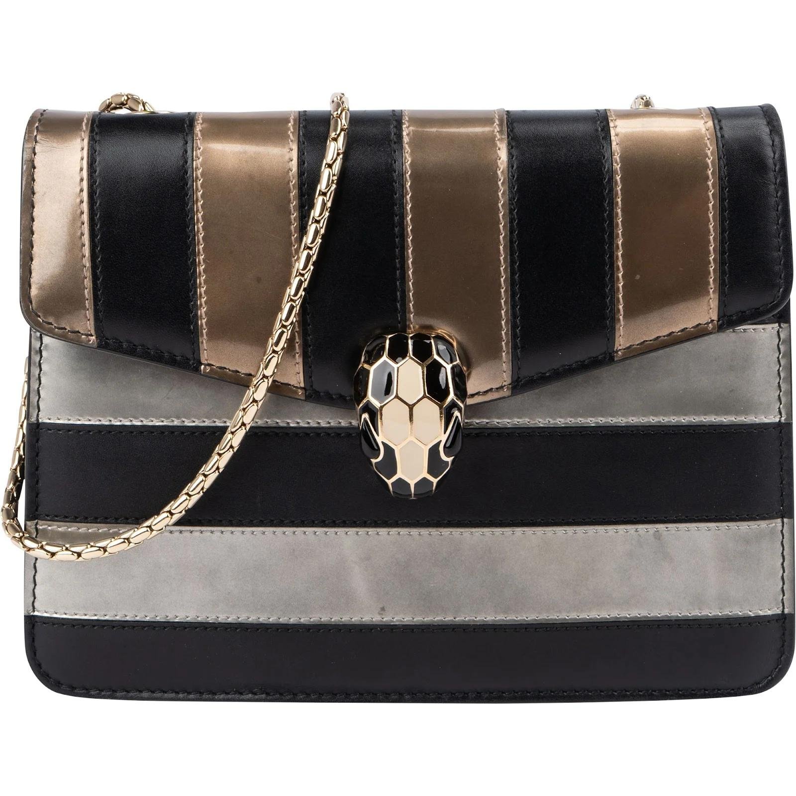 Bvlgari Serpenti leather crossbody bag