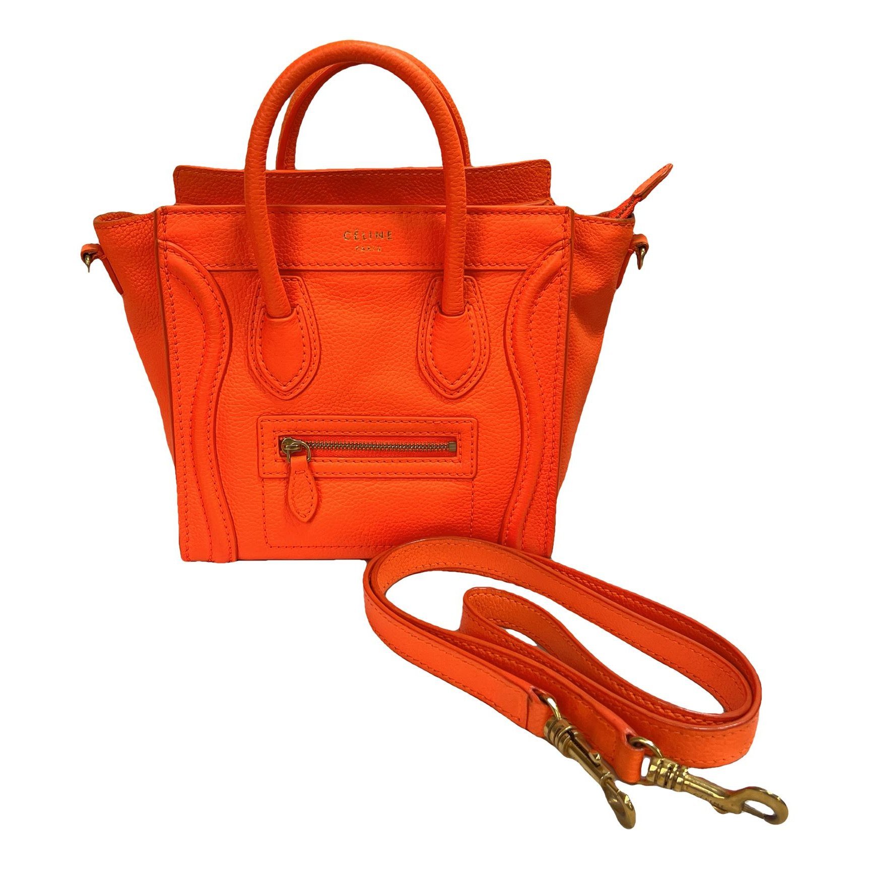 Nano Luggage leather handbag