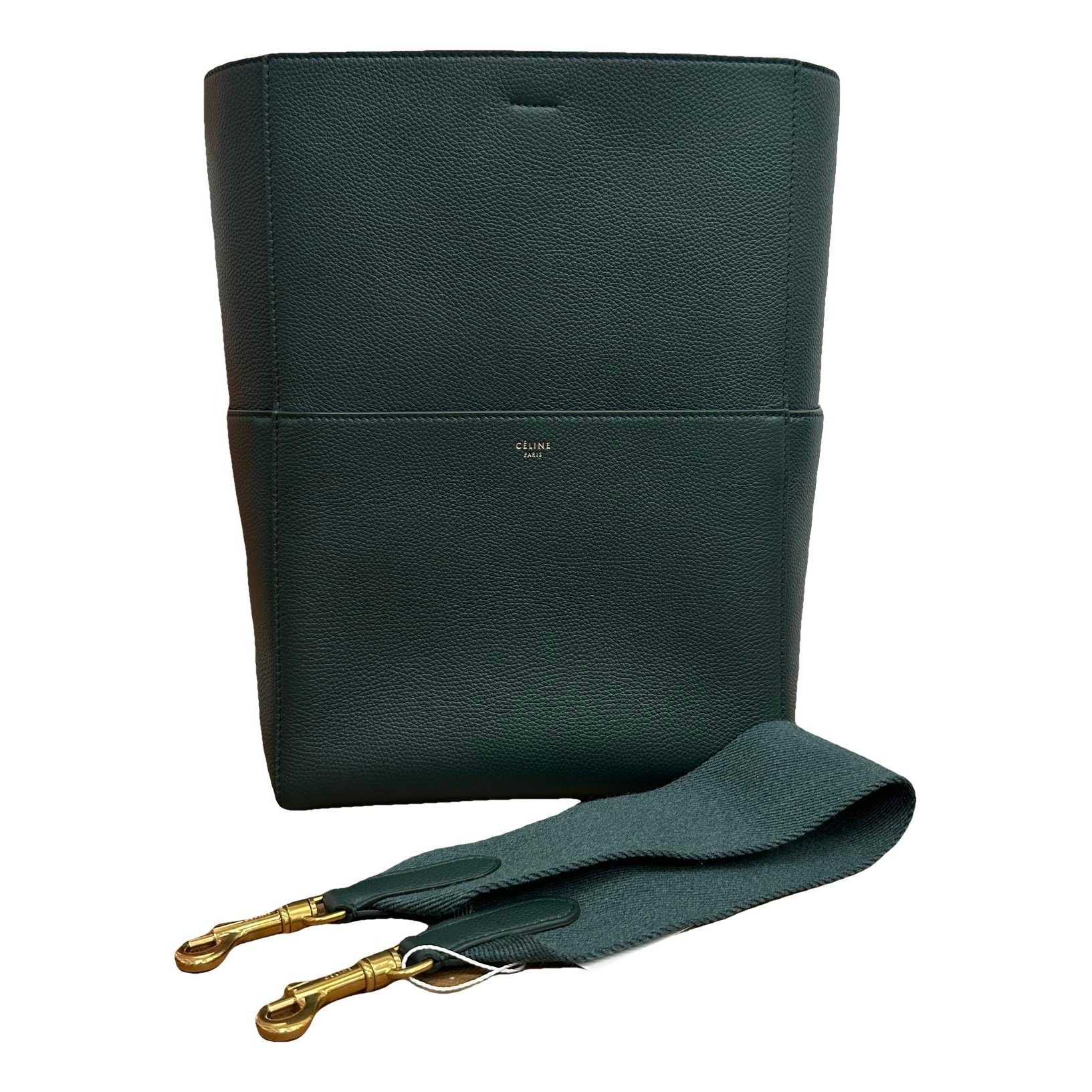 Seau Sangle leather handbag