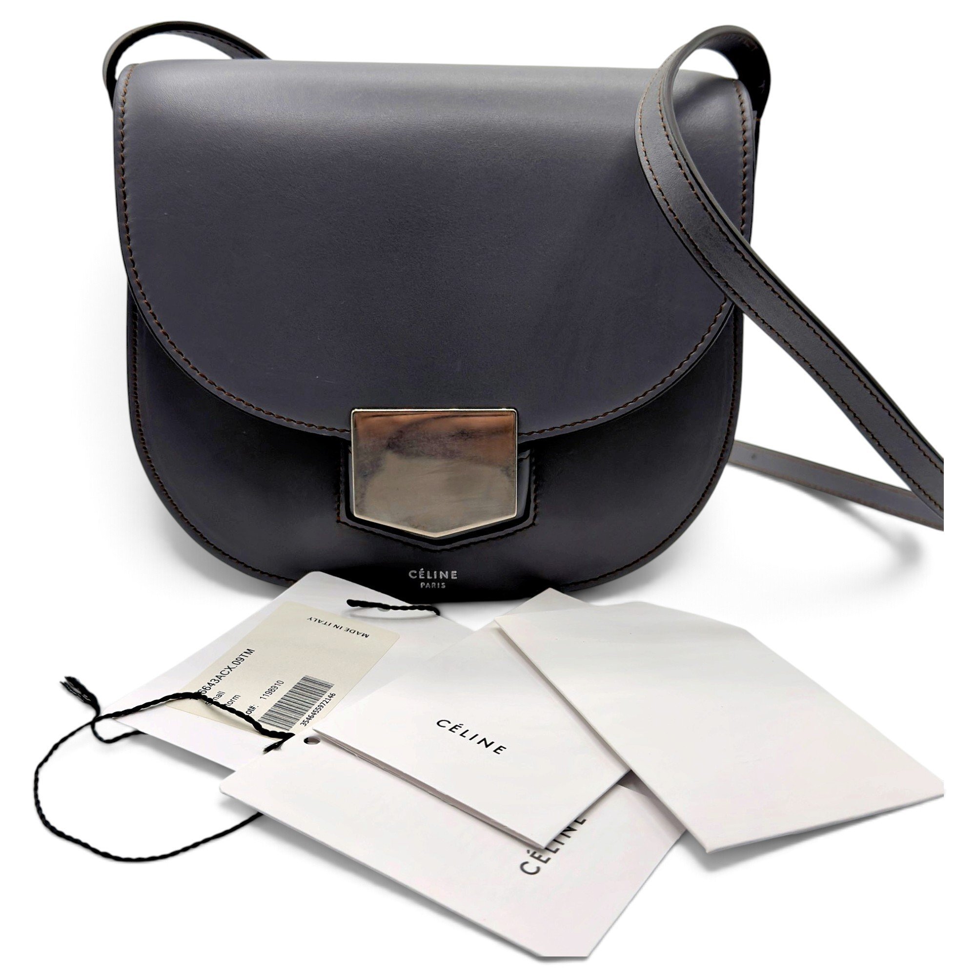 Celine Trotteur leather crossbody bag
