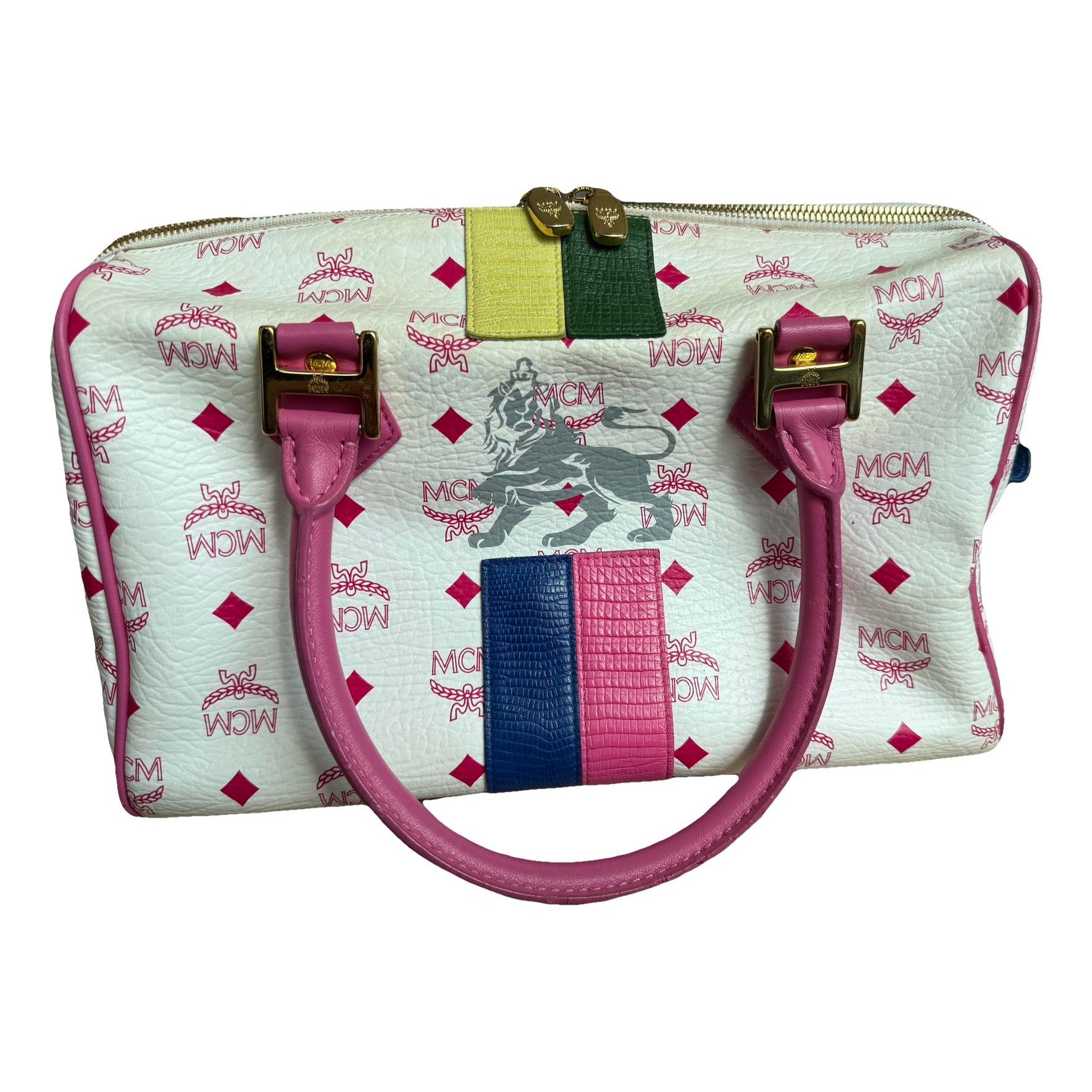Boston leather handbag