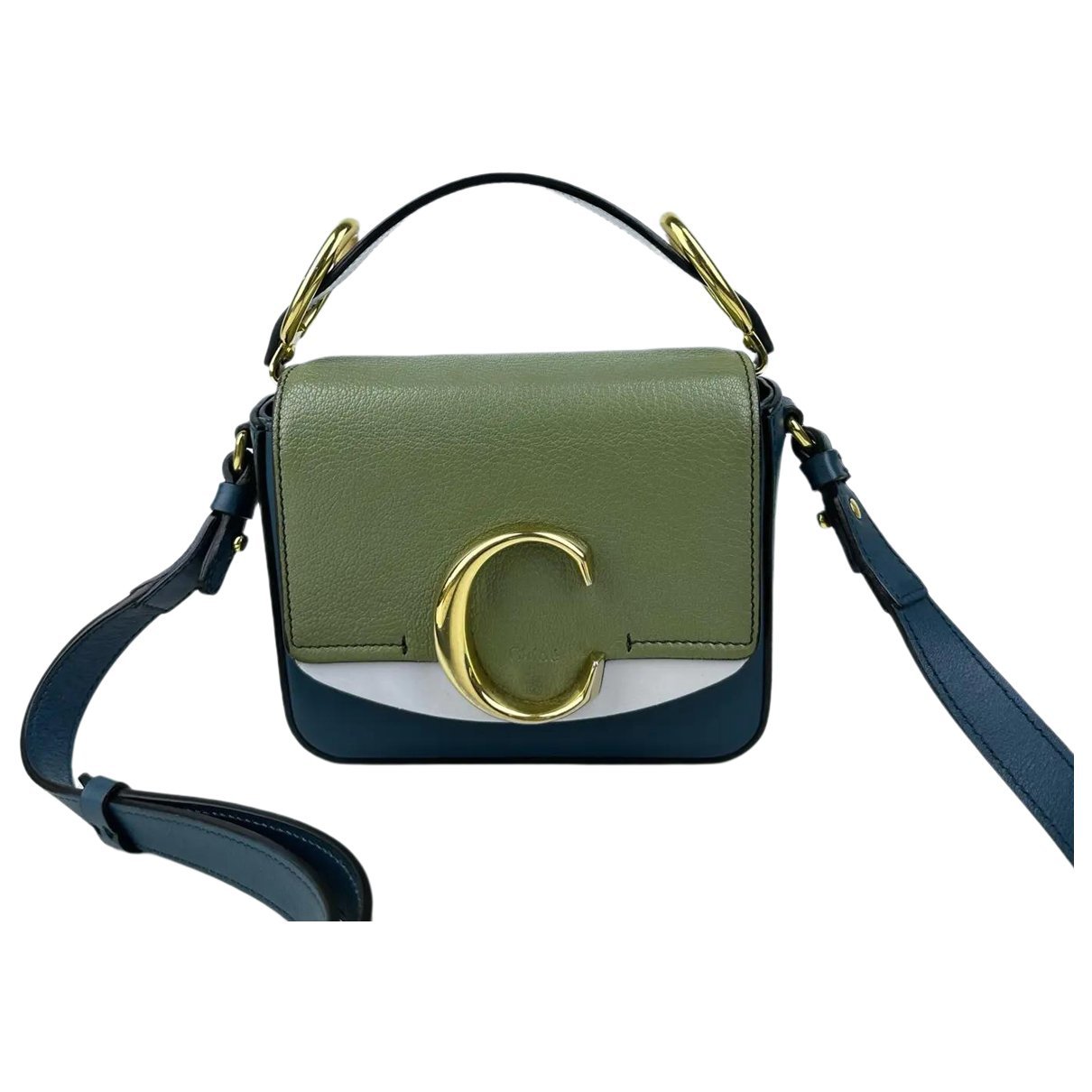 C leather handbag