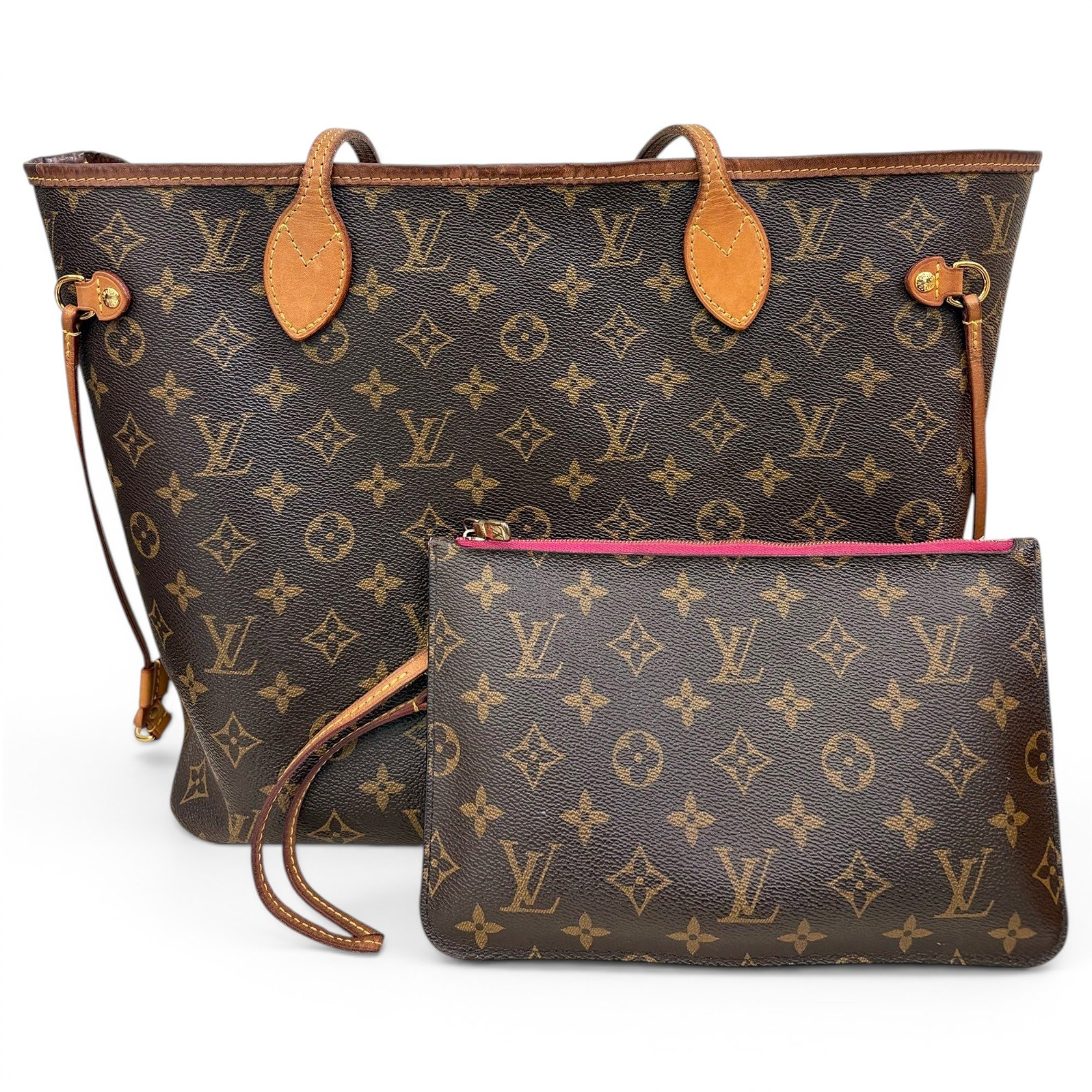 Neverfull leather tote