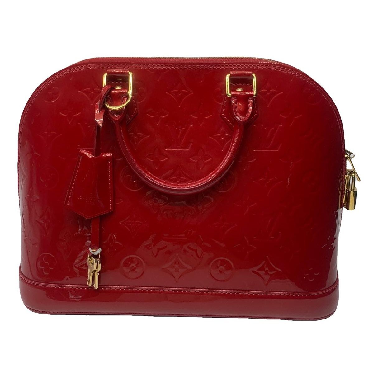 Louis Vuitton Alma leather handbag