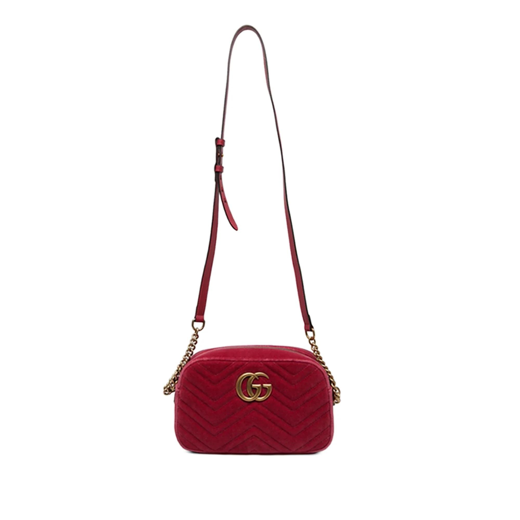 GG Marmont pony-style calfskin handbag