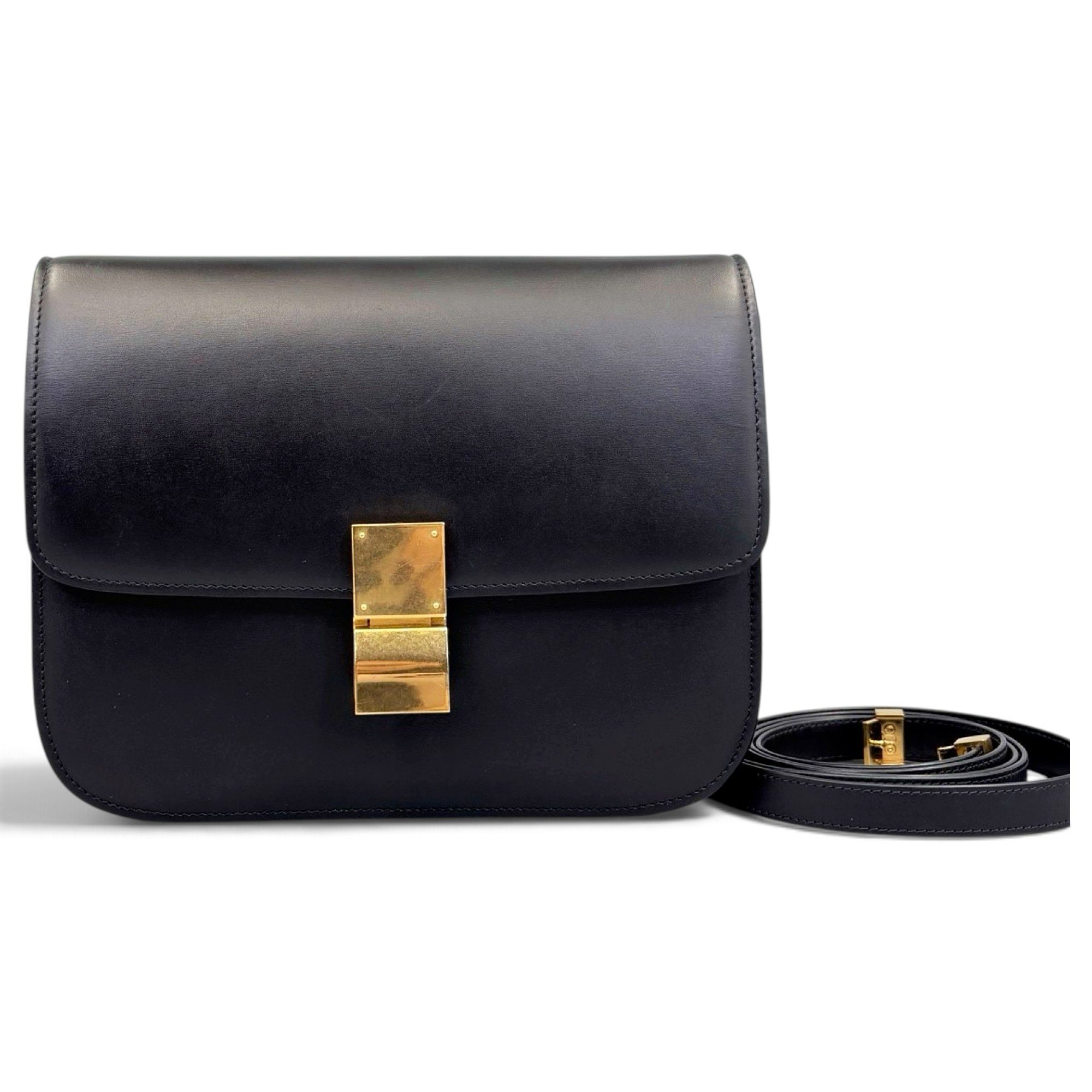 Classic leather handbag