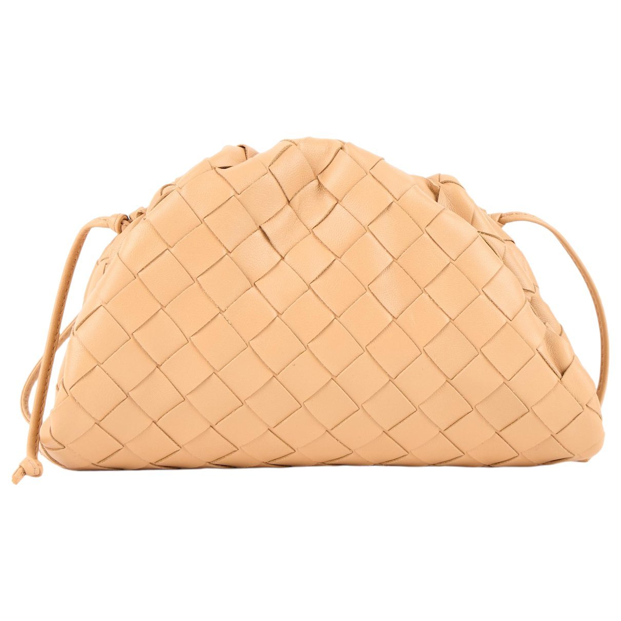 Pouch leather crossbody bag