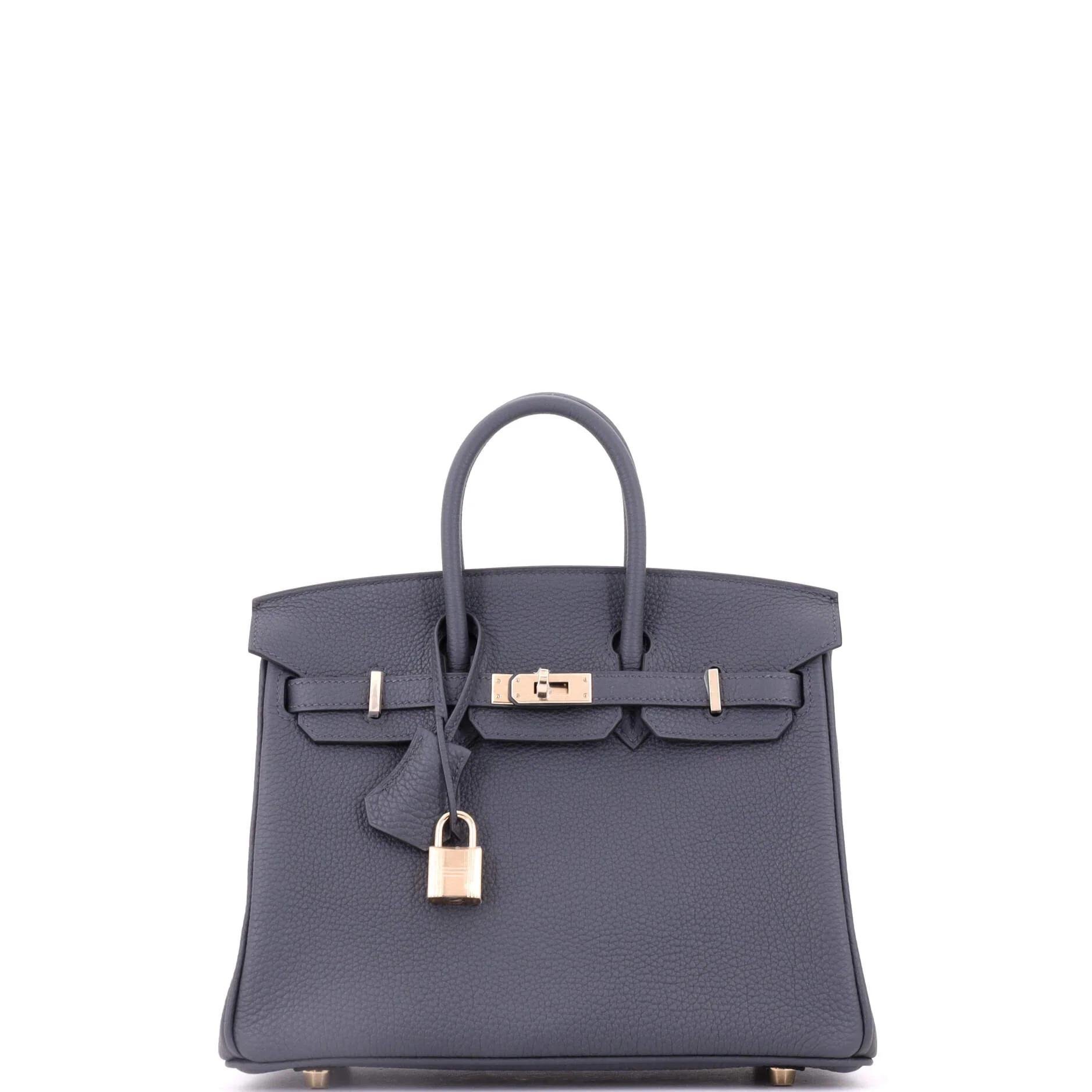 Birkin 25 leather tote