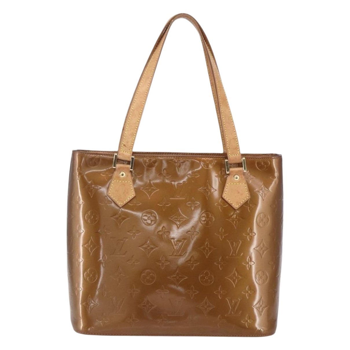 Houston patent leather handbag