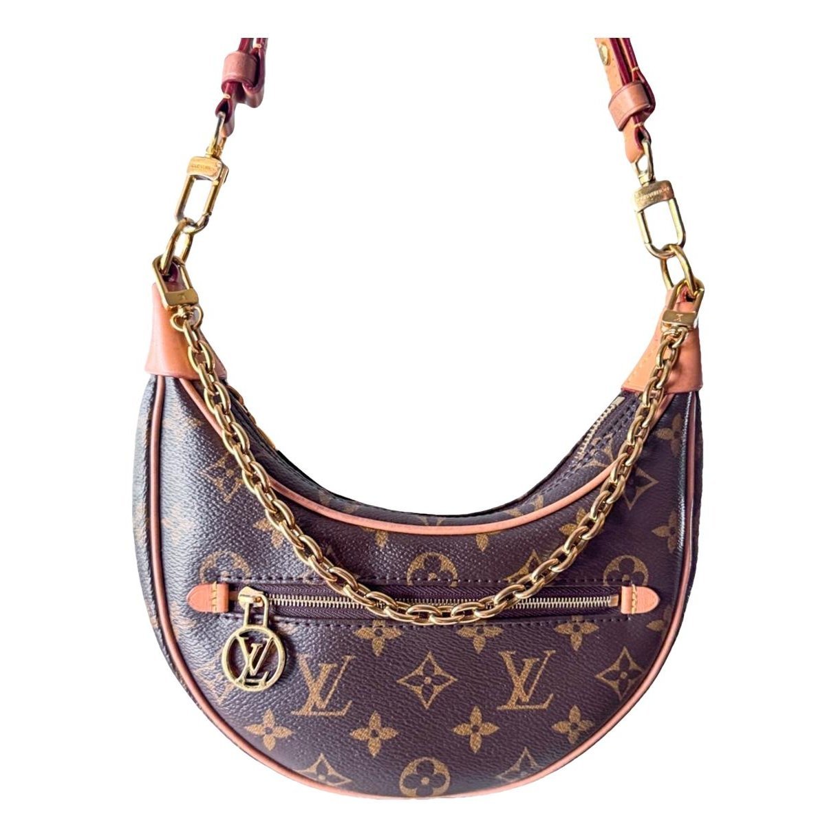 Loop leather crossbody bag