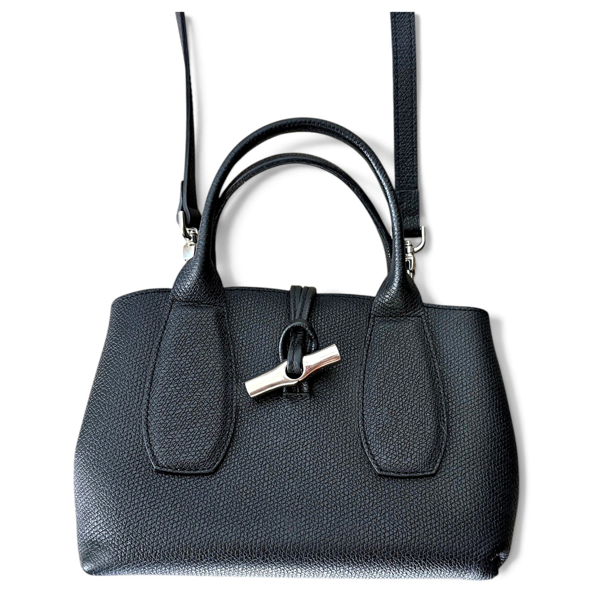Roseau leather crossbody bag