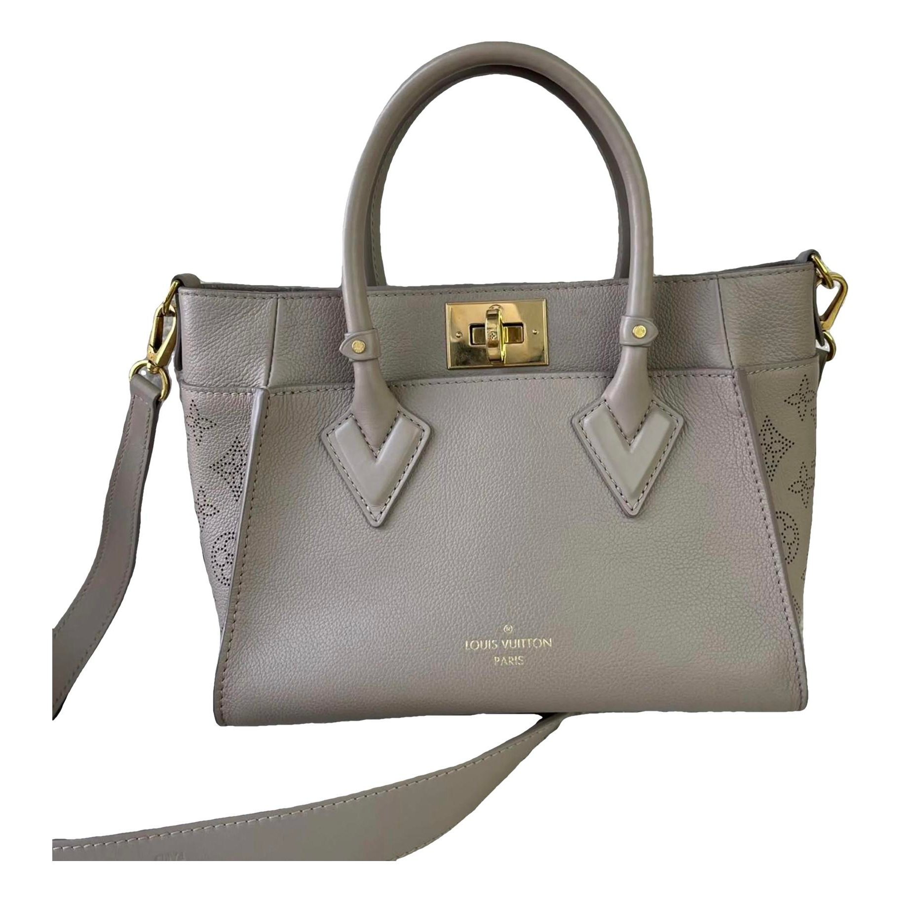 On My Side leather handbag