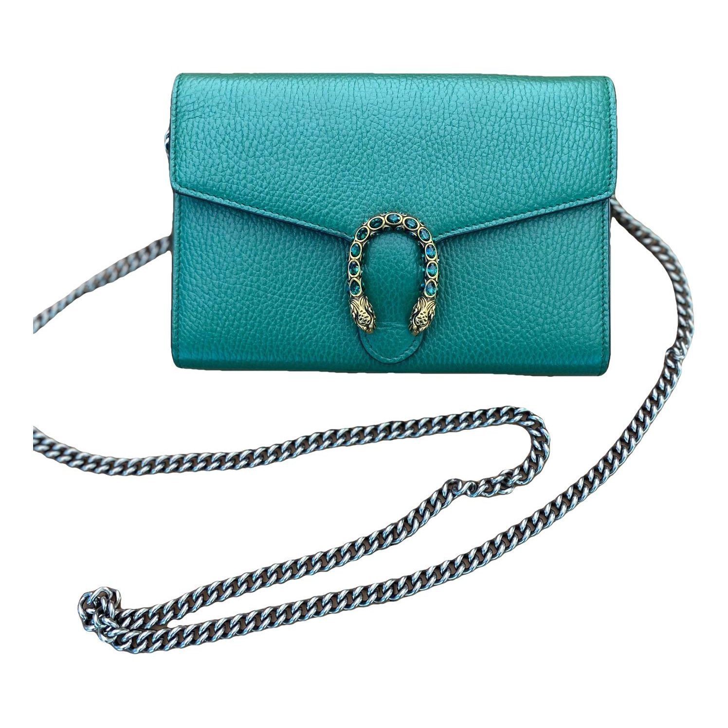 Dionysus Chain Wallet leather handbag