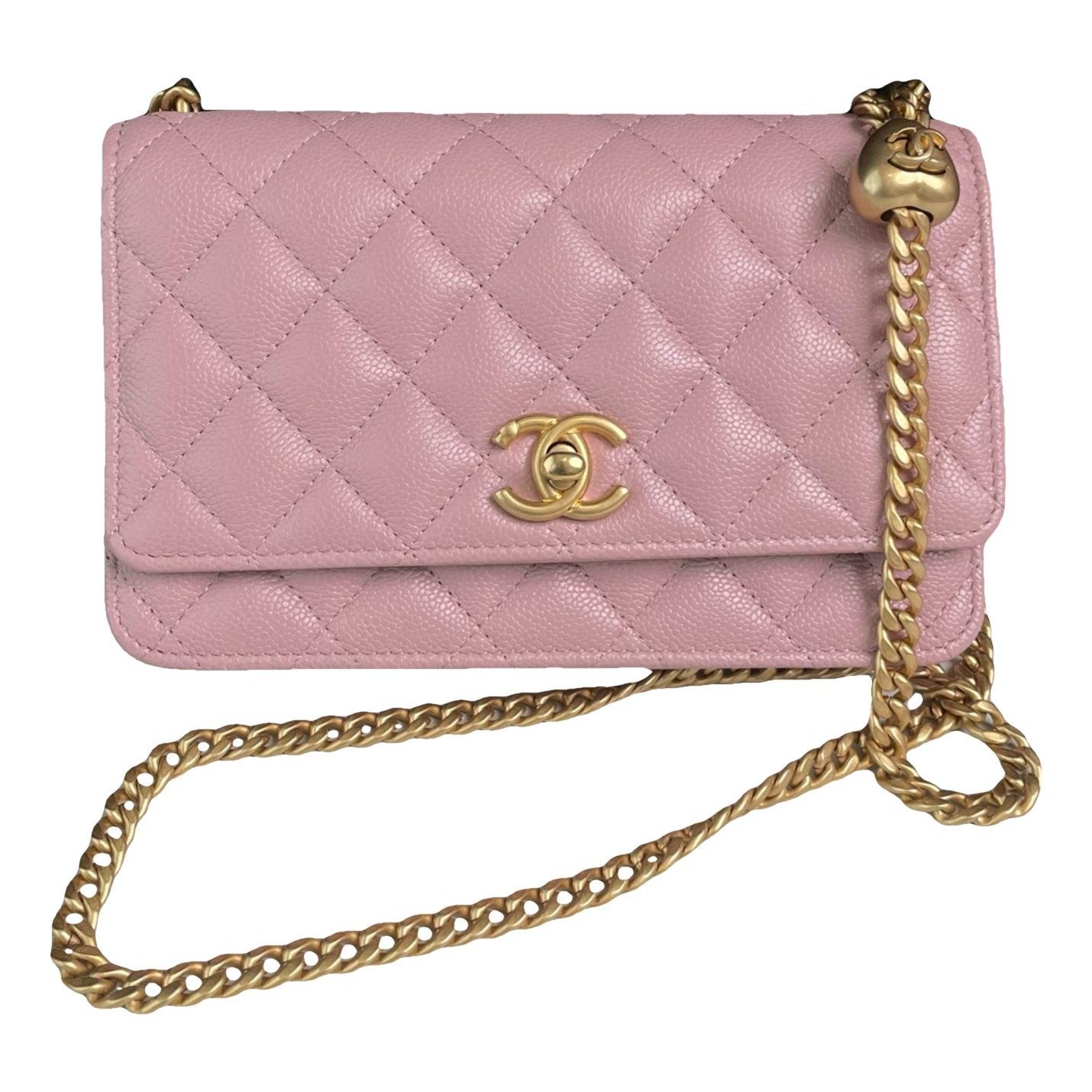 Wallet On Chain Timeless/Classique leather crossbody bag