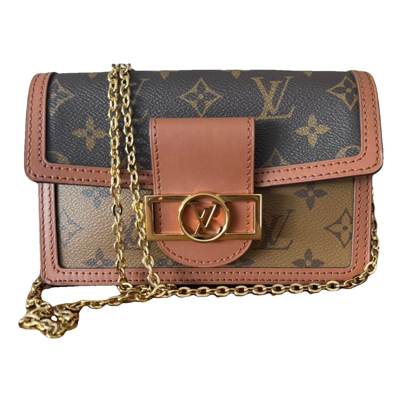 Dauphine leather handbag