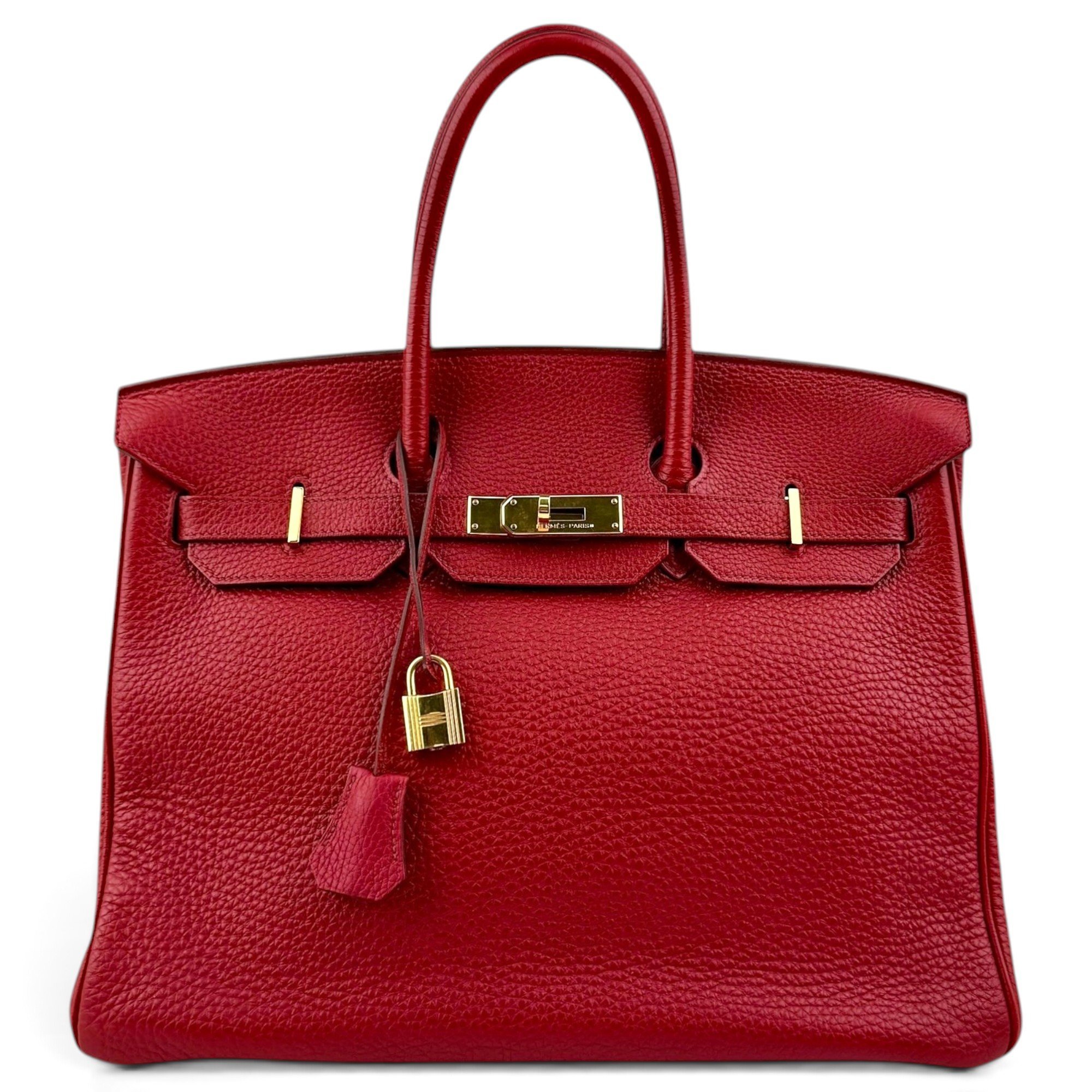 Birkin 35 leather handbag