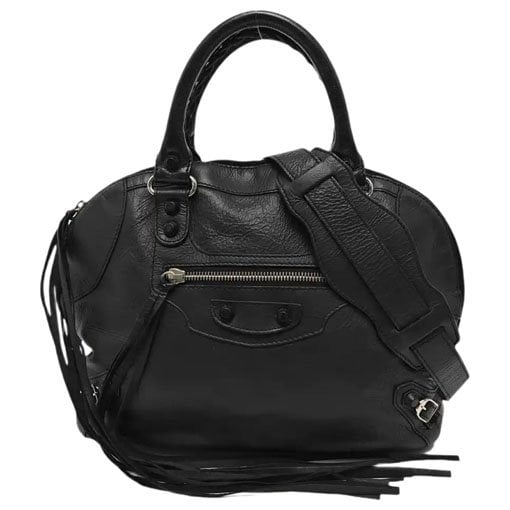 Leather handbag