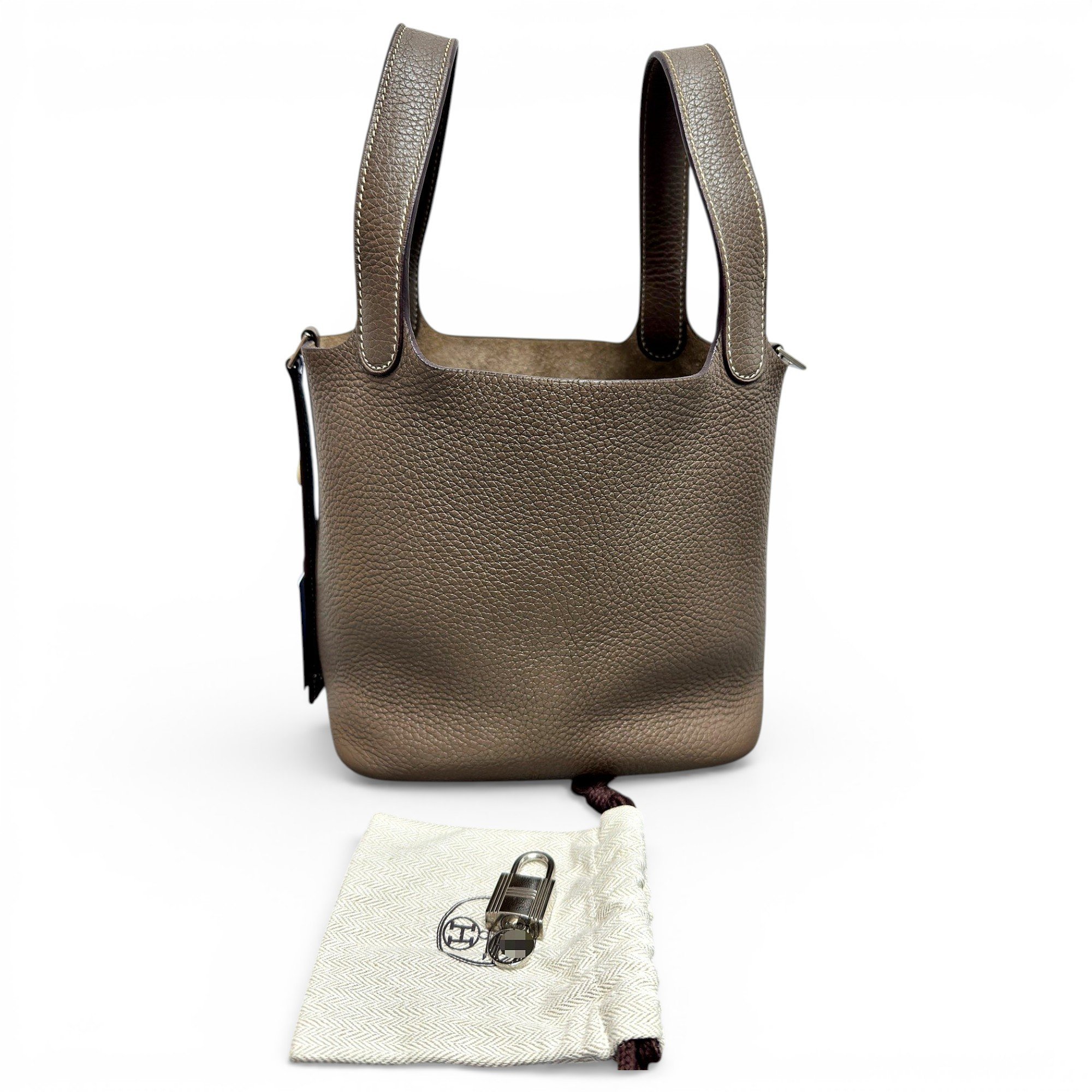 Picotin leather handbag