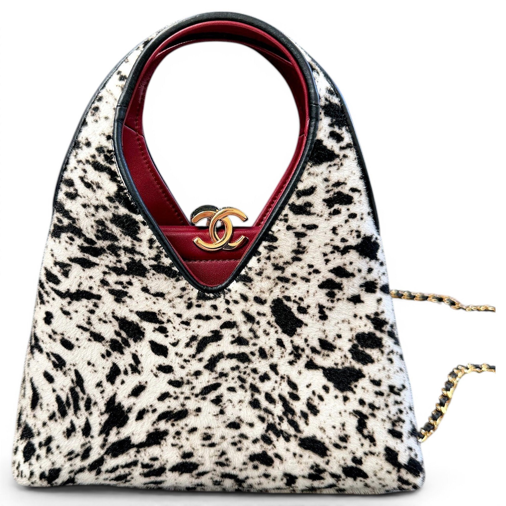 Pony-style calfskin handbag