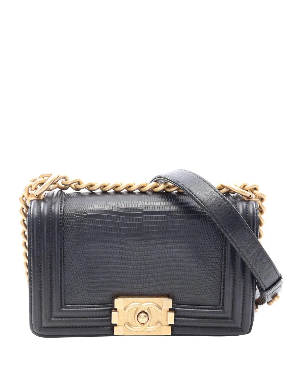 2017-2018 Small Embossed Calfskin Boy Flap crossbody bag