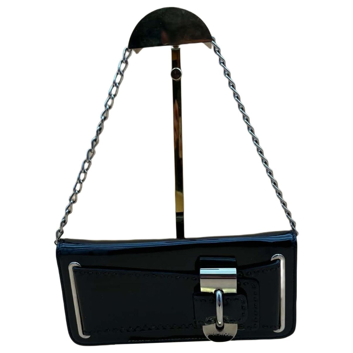 Patent leather handbag